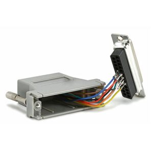 DB25F to RJ45 Modular Adapter - Serial Convertor - Gray