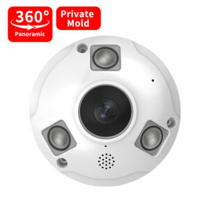 12MP Fisheye PoE Camera - 360 Degree Panoramic View - ONVIF
